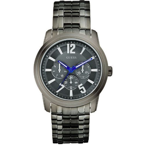 Guess U13630G1 Men Quartz Day & Date Gunmetal Tone Bracelet Watch