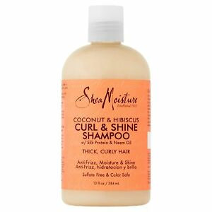 Shea Moisture Coconut & Hibiscus Curl & Shine Shampoo 13oz