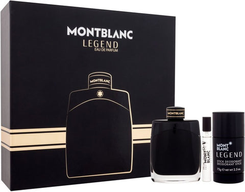 Mont Blanc Legend Eau de Parfum Set  EDP 100ml + Deo Stick 75ml + EDT 7.5ml