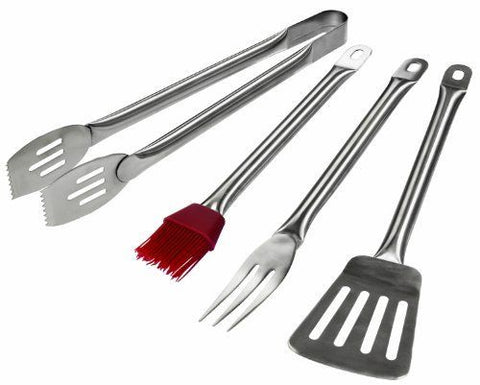 GrillPro 40068 4-Piece Stainless Steel Gourmet Tool Set