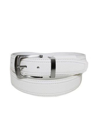 Fashion LA1213 Men Belt White-SHG