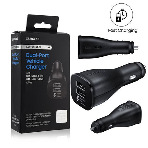 Samsung Fast Charge Dual Port Vehicle Charger
