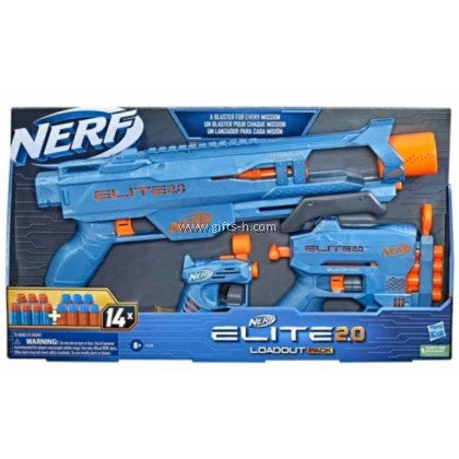 Nerf Elite 2.0 Loadout Combo Pack 3x Blaster