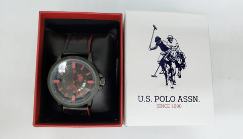 U.S Polo ASSN Men Watch Black 45-0029-003-SHG/GL