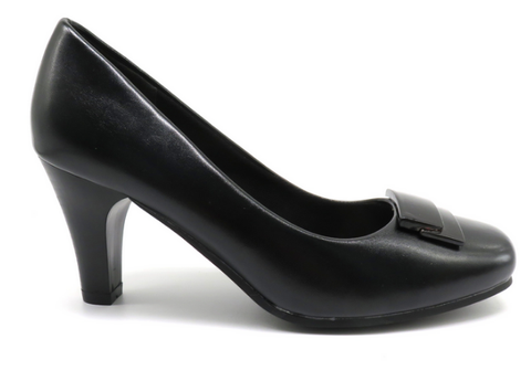 Pierre Dumas Noella-2 Women Slip On Heel Shoe Black-MT