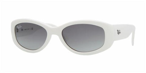 Ray Ban Women RB4135 671/11 White Sunglass-GL