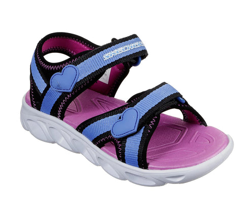 Skechers 20215L/BKBL Girl's Hypo Splash Splash Zoom Sandal Black/Blue-MT/SHW