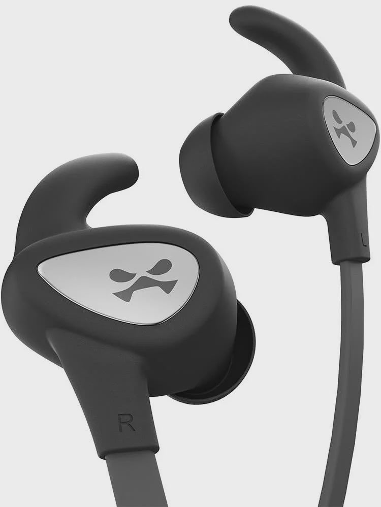 Ghostek Headphones  - Wireless Sport Earbuds Rush Series, Black-Grey