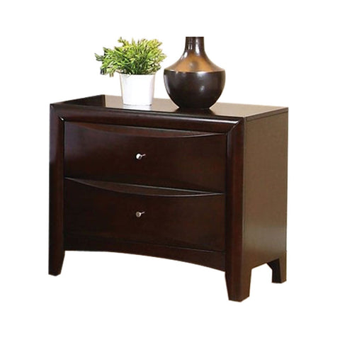 Coaster Fine Furniture Phoenix Cappuccino Maple Nightstand