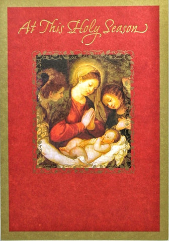 Hallmark Christmas Cards-"At This Holy Season"