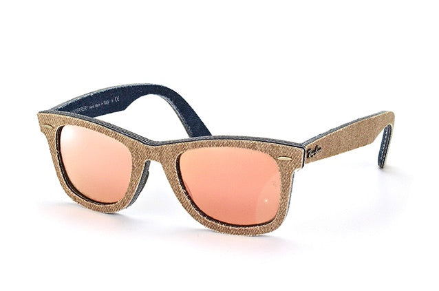 Ray-Ban Men RB2140 1193/Z2 Denim Wayfarer Sunglass-GL