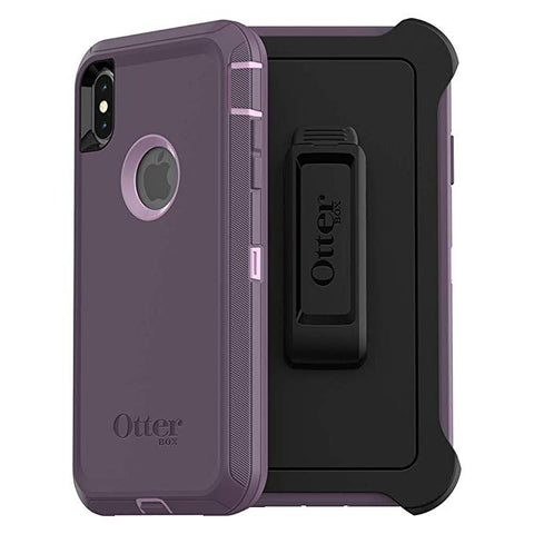 Otter Box Defender Rugged Protection Screenless Case For Iphone XS Max Purple