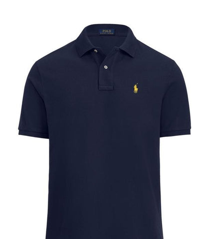 US Polo Assn Custom fit 627 Men Short Sleeve Polo T-Shirt Navy-MT