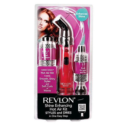 Revlon Shine Enhancing Hot Air Kit Styles & Dries