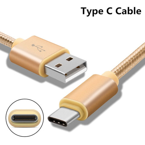 Nylon USB Type-C 3 Feet Braided USB Cable