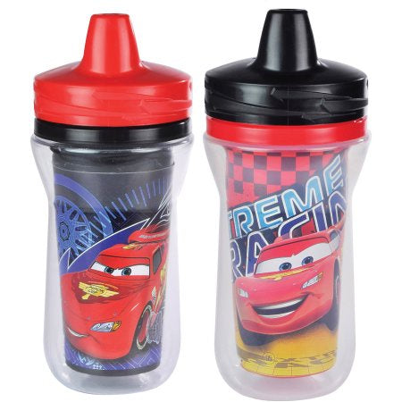The First Years Cars Insulated Sippy Cup with One Piece Lid, Cars , 9oz, 9m+
