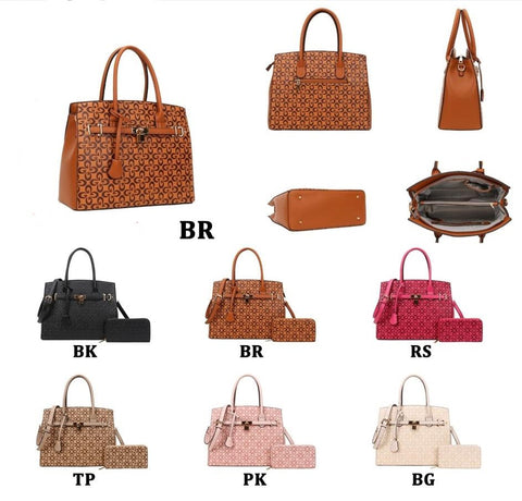 Classic Fashion Women's Handbag with Wallet - 4H6794W