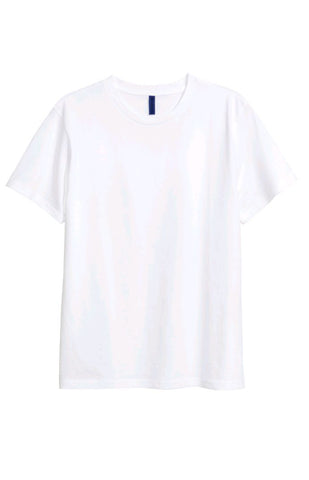 H&M 5883/1- Men Crew Neck T-Shirt White-SHW/GL