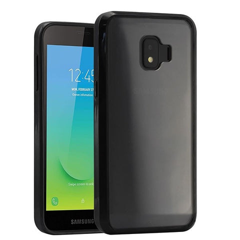Samsung J2 Core Pure Silicone Clear Case Black