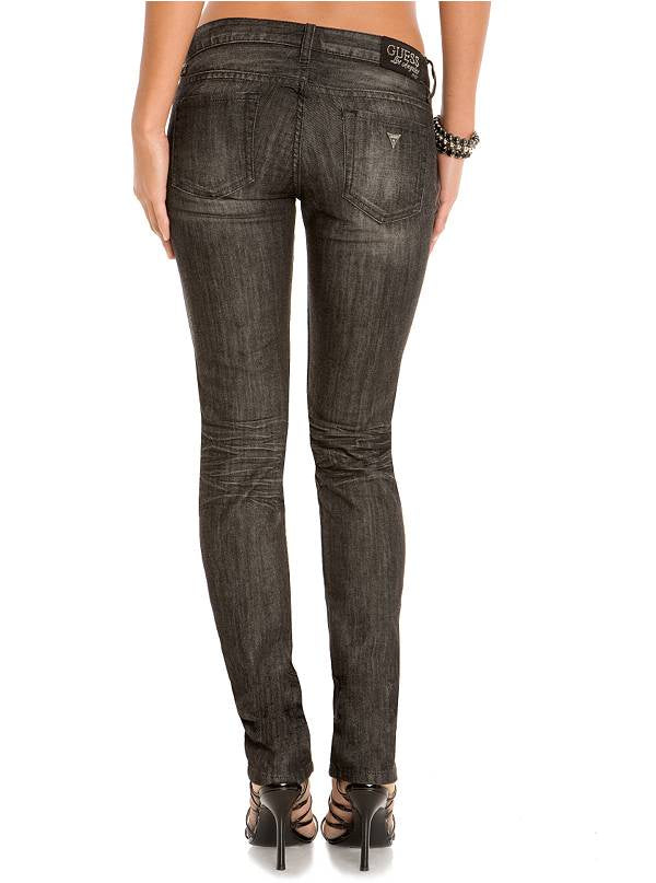 Guess Women Foxy Skinny Jeans Black Thunder Wash-GL/SHW/SHF