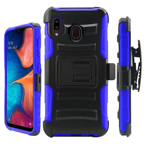 Samsung A20 Rugged W/ Kickstand Holster Combo