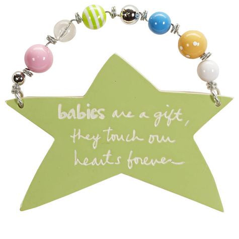Stepping Stones Star Babies are a Gift Wall Plaque