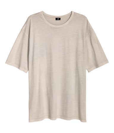 H&M 5828/1 - Gents Boxy Gray Beige T-Shirt- SHW
