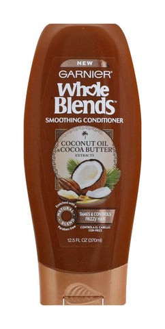 Garnier Whole Blends Coconut Oil & Cocoa Butter Smoothing Conditioner 12.5 FL OZ