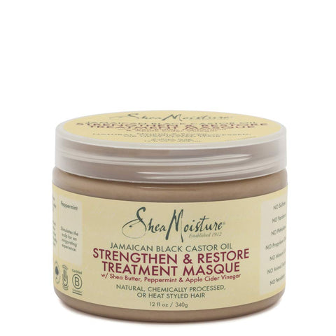 Shea Moisture Jamaican Black Castor Oil Strengthen & Restore Treatment Masque 12oz