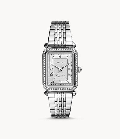 Fossil ES4721 Women Lyric Three-Hand Stainless Steel Watch