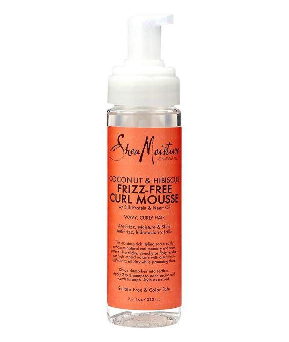Shea Moisture Coconut & Hibiscus Frizz-Free Curl Mousse 7.5 fl oz