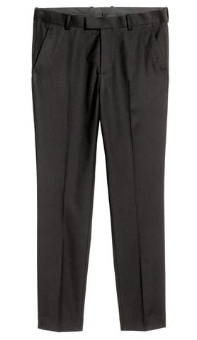 H&M Men 5686/1 Suit Pants Slim Fit Black-GL
