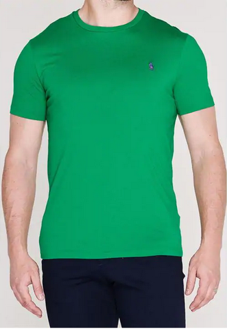 Polo Ralph Lauren Men Crew Neck T-Shirt Green-MT/SHW/GL