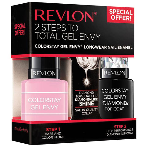 Revlon 2 Steps To Total Gel Envy Color Stay Longwear Nail Enamel-GL