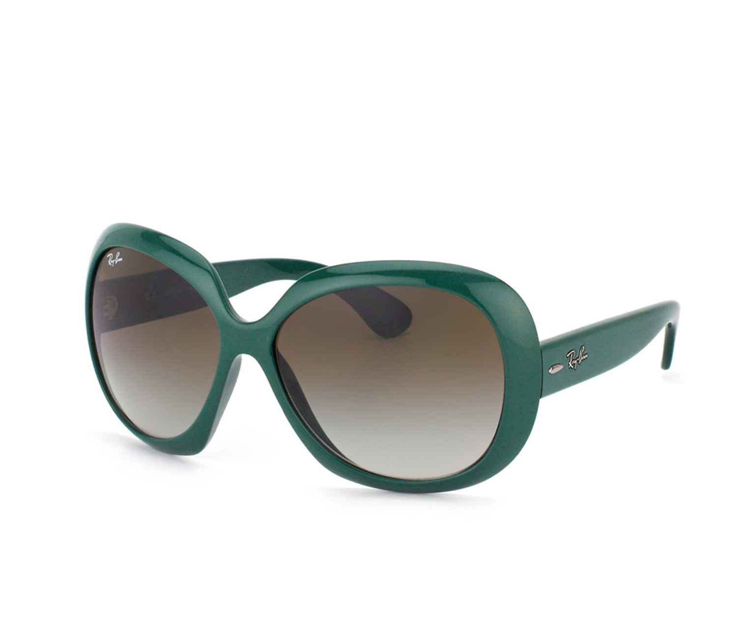 Ray-Ban Women RB4098 6009/8E Jackie OHH II Green Sunglass-GL