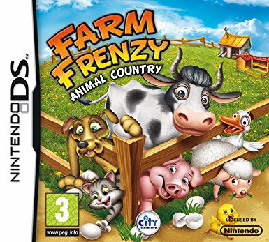 Nintendo DS Farm Frenzy Animal Country Game