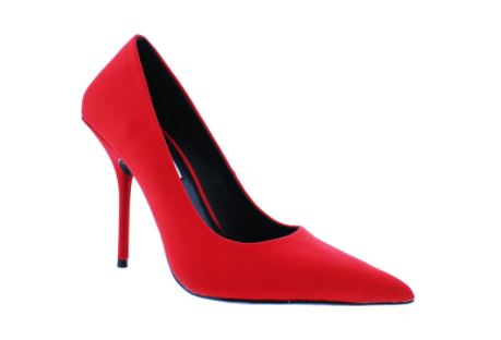 Liliana Ciao-1 Women Stiletto Pointed Toe Pumps Red