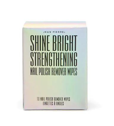 Shine Bright Strengthening Nail Polish Remover Wipes