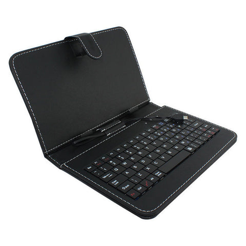 Universal Faux Leather Case Cover+USB Keyboard For 7 inch Android Tablet PC