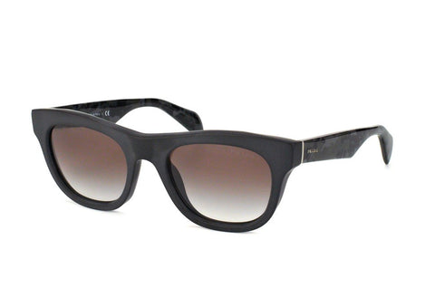 Prada SPR 04Q 1BO-0A7-Women Sunglass Matte Black/Grey-GL