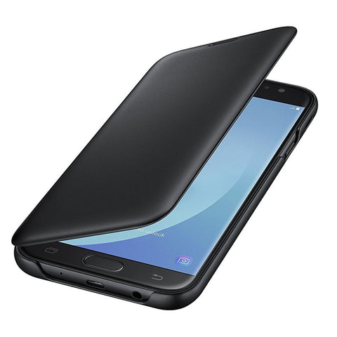 Samsung Galaxy J7 Pro 2017 Wallet Cover Case Black