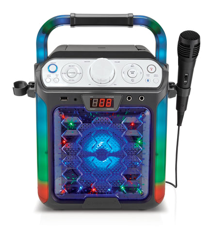 Singing Machine Karaoke Cube Multi-Function Karaoke System With Dancing Lights