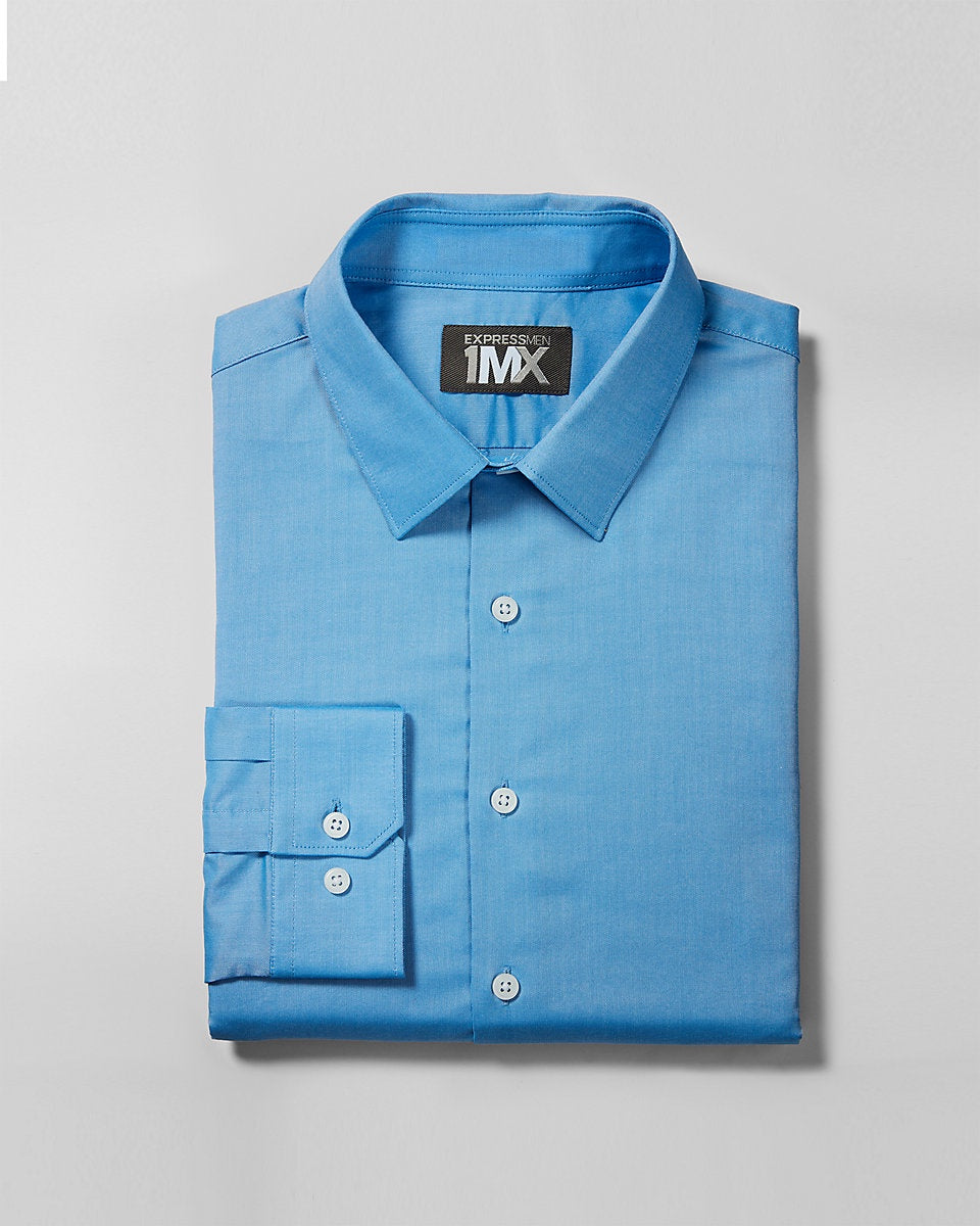 Express 9516 Men Longsleeve 1MX Shirt Blue-SHG