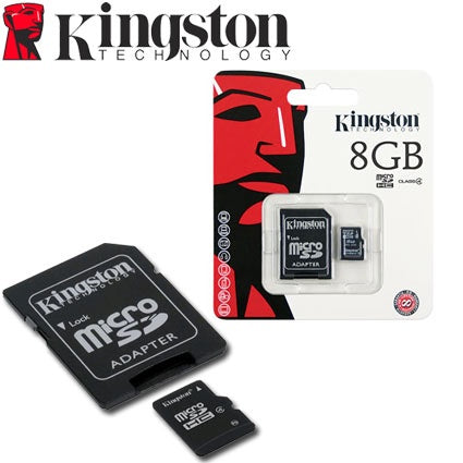 Kingston 8GB Micro SD Card SDHC Adapter