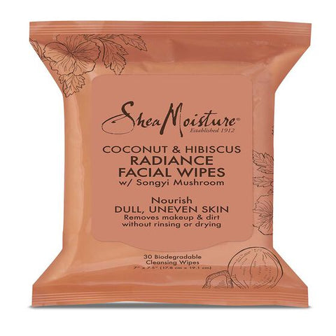 Shea Moisture Coconut & Hibiscus Radiance Facial Wipes