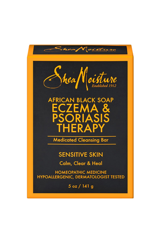Shea Moisture African Black Soap Eczema & Psoriasis Therapy 5 Oz