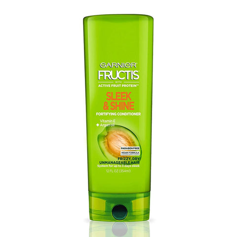 Garnier Fructis Sleek and Shine Conditioner Frizzy Dry Unmanageable Hair 12 fl oz