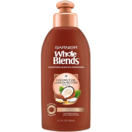Garnier Whole Blends Smoothing Leave-In Conditioner Coconut Oil & Cocoa Butter Extracts 150ml