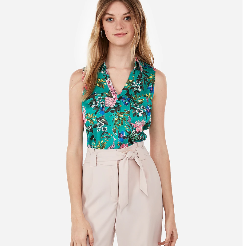 express portofino shirt sleeveless
