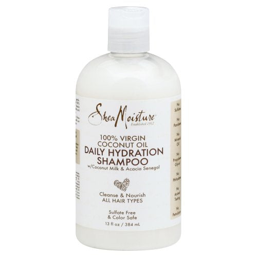 Shea Moisture 100% Virgin Coconut Oil Daily Hydration Shampoo 13oz